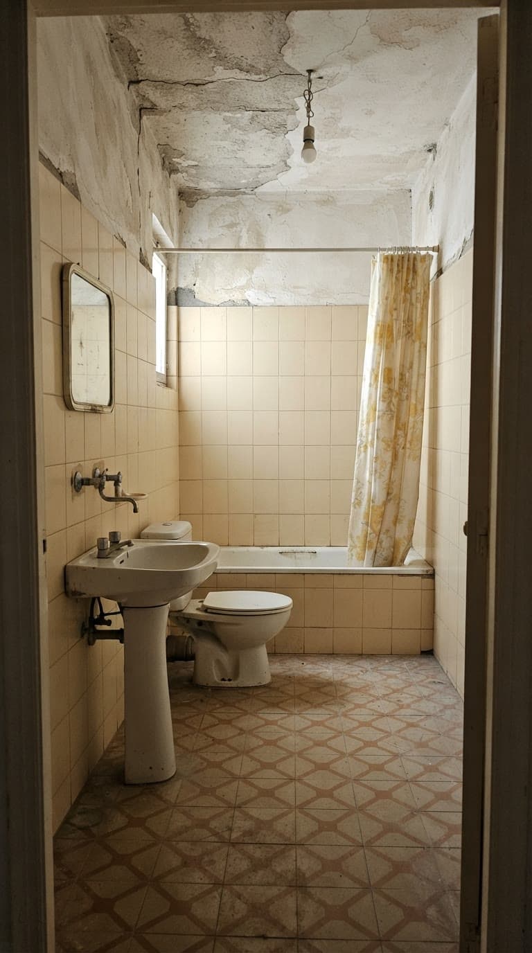 Antes de la reforma del baño
